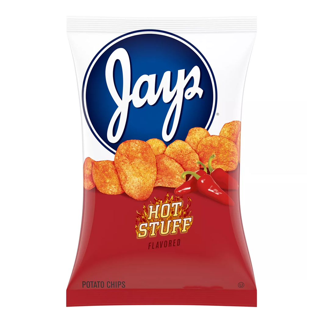 Jays Hot Stuff Potato Chips Chicago Snack House