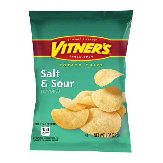 Buy Vitner's Salt and Sour Potato Chips Online Chicago Snack House